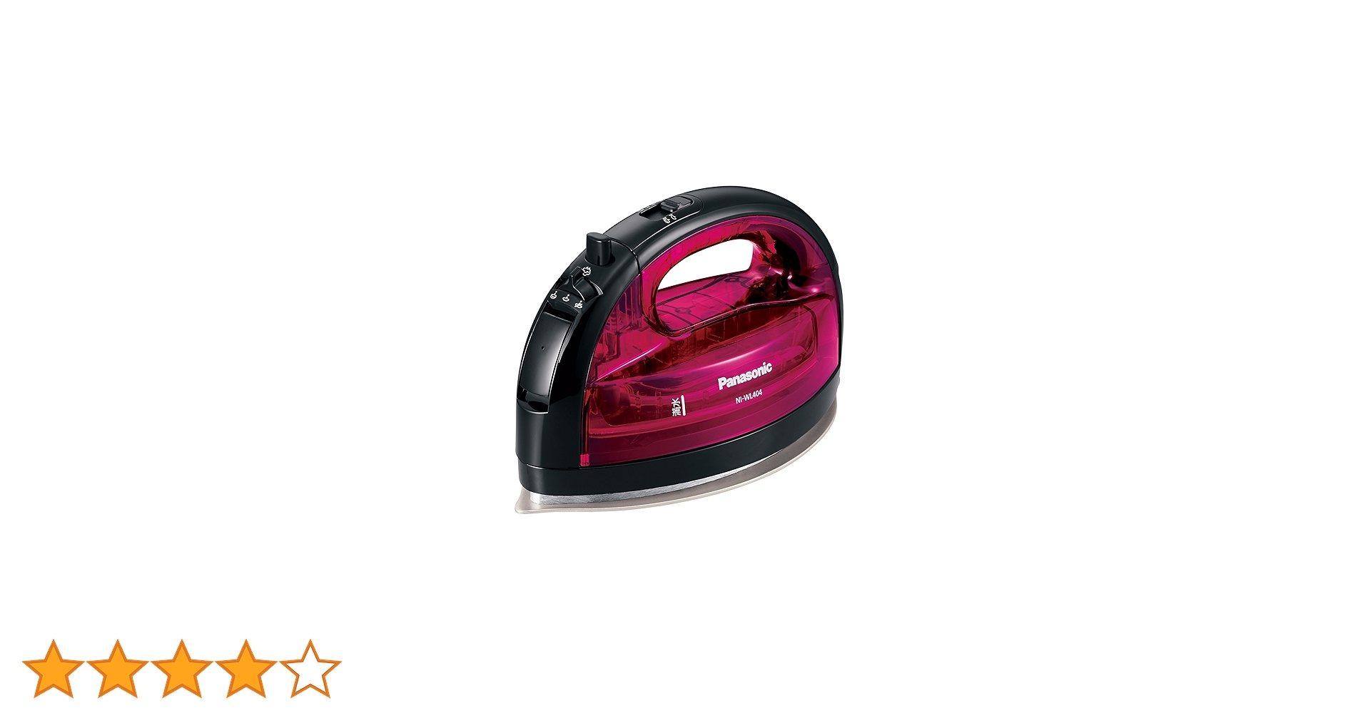 Amazon | パナソニック コードレススチームWヘッドアイロン ピンク NI